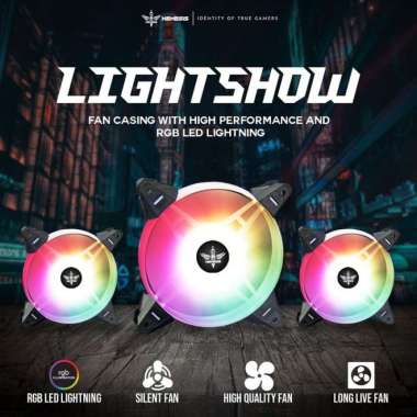 NYK FAN CASING RGB LIGHTSHOW 12CM