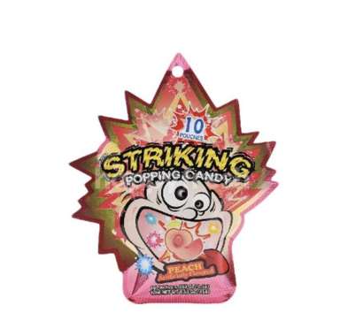 Striking Popping Candy Peach Flavour 15g