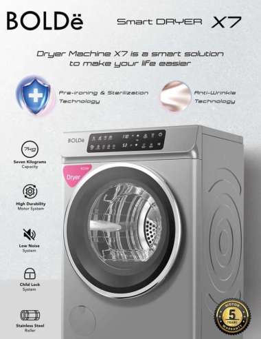 BOLDe Smart Dryer X7 Mesin Pengering Pakaian