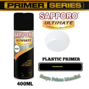 PLASTIC PRIMER SAPPORO ULTIMATE 400ml, Cat Semprot, Pylox, Pilok