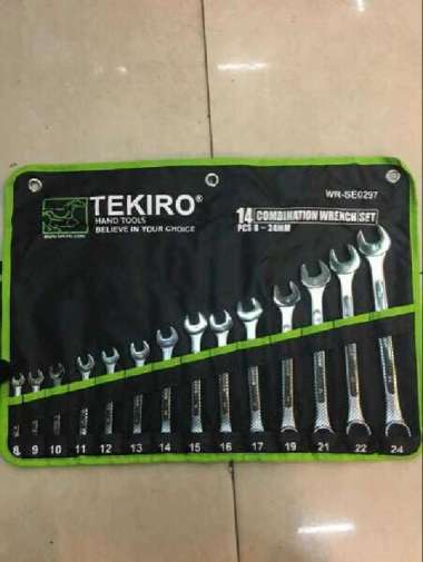 TEKIRO KUNCI RING PAS SET 14 PCS (8 - 32)