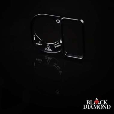 Cover Kunci Kontak Keyless Black Diamond CNC Honda PCX-150 & ADV-150 Hitam