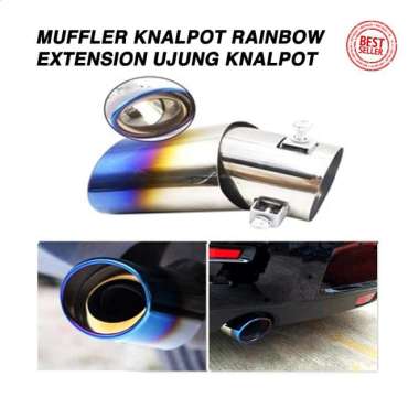 Muffler Knalpot Rainbow Extension Ujung Knalpot Pelangi PNP UNIVERSAL