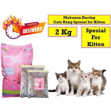 Catsrang Kitten - Makanan Kering Anak Kucing Repack 2 Kg