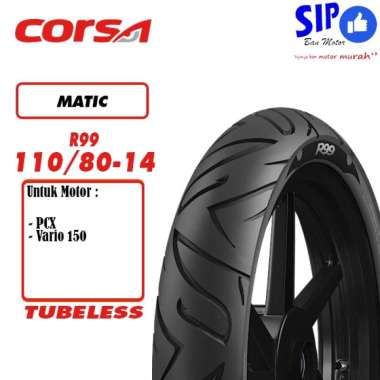 Ban motor matic Corsa R99 110 80 14 platinum tubeless aerox pcx lexi vario