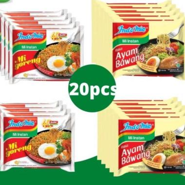 Paket Indomie Goreng + Indomie Kuah