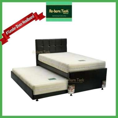 Divan dipan headboard sorong +matras Re-born Tech 160x200