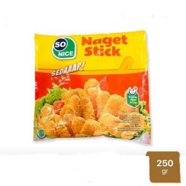 Promo Harga SO NICE Sedaap Chicken Stick 250 gr - Blibli