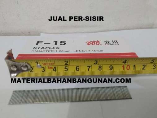 Isi Ulang Paku Tembak Angin 15 mm Stapler Paku KompressorGrosir