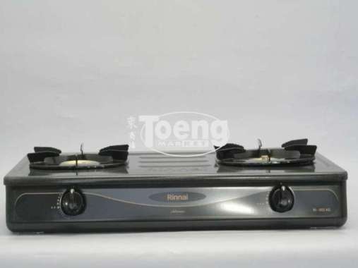 KOMPOR GAS RI-602AG RINNAI / KOMPOR 2 TUNGKU RINNAI