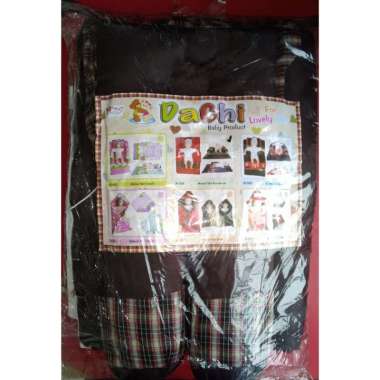 Matras Set Bantal Guling Bayi/Tempat Tidur Bayi/Kasur Bayi Dachi Bermotif Coklat