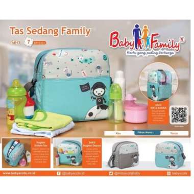 Tas Bayi Kecil BFT7101 / Tas Sedang Baby Family BFT7201 Seri 7 BFT7201 Abu