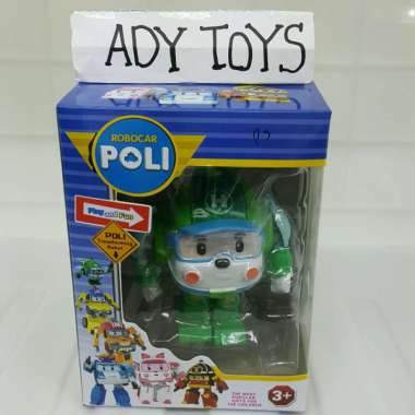 Robocar Poli Helicopter Helly Transforming Robot Mainan Anak 100 % ORIGINAL Multicolor