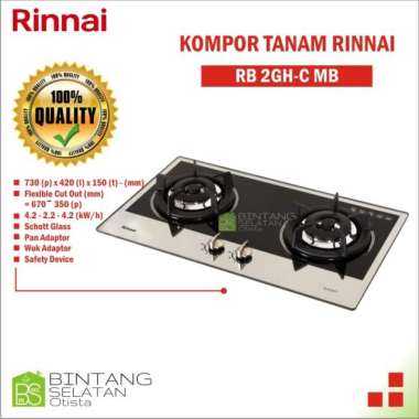 KOMPOR TANAM RINNAI RB2GH-C-MB