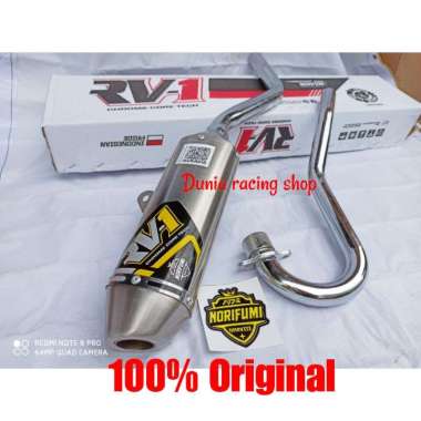Knalpot Norifumi RV1 N4 CRF 150 KLX 150 DTracker 150 RV1 N4 RV1 Shorty Fullset Fullsystem Original N