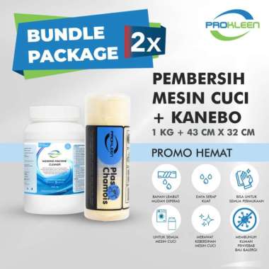 [BUNDLE] Pembersih Mesin Cuci Washing Machine Cleaner + Kanebo PREMIUM