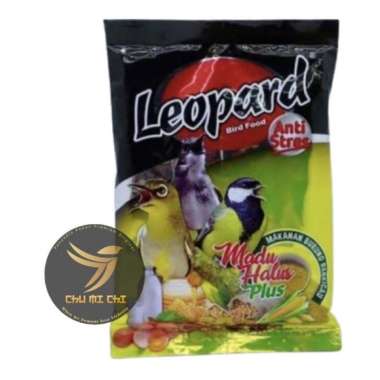 Leopard Pakan Burung Voer Halus Makanan Burung Berkicau 200gr - Madu
