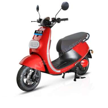 Viar New Q1L Sepeda Motor Listrik [OTR Jabodetabekser] Shinning Red Bogor