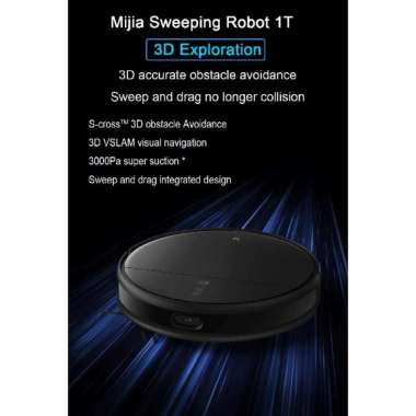 MIJIA Robot Vacuum Cleaner 1T - Mesin Sapu Pel Upgrade 1C - STYTJ02ZHM