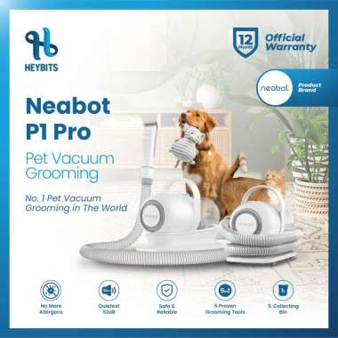 Neabot Neakasa Pet Grooming Kit P1 Pro Vacuum Cleaner 52dB Bulu Hewan with Brush Include