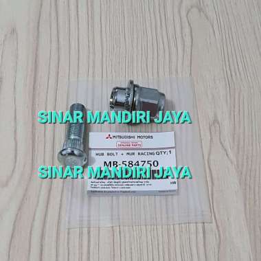 BAUT RODA HUB BOLT KOMPLIT MUR RACING MITSUBISHI TRITON STRADA L200 ATAU PAJERO SPORT