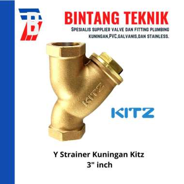 Y Strainer Kuningan Kitz 3" inch Kuningan