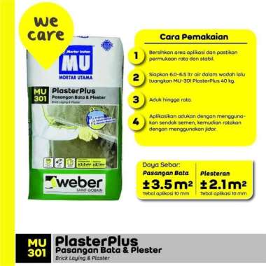 MU 301 PLESTER DAN ACIAN BETON 40KG