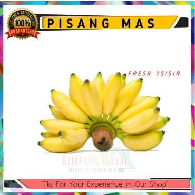 Pisang / Pisang mas / Buah Segar / 1 Sisir