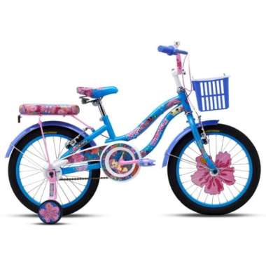Wimcycle Yuna Sepeda Anak 18 Inci BIRU