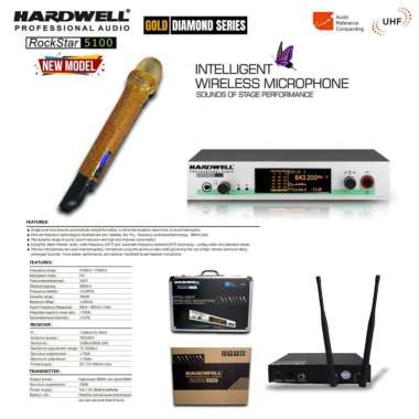 Mic Wireless Hardwell Rockstar 5100D Diamond Series 1 Mic