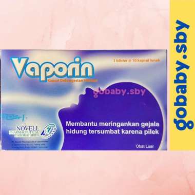 VAPORIN TETES HIDUNG DEKONGESTAN ANAK - HARGA PER KAPSUL
