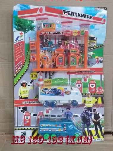MAINAN ANAK LAKI LAKI SPBU PERTAMINA SET MAIANAN EDUKASI ANAK BAYI