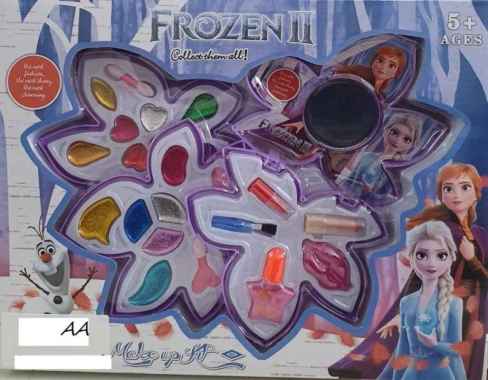MAINAN MAKE UP SET BENTUK SALJU FROZEN 4 TINGKAT AMAN BUAT ANAK PEREMP