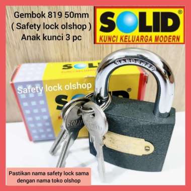 Gembok 819 50mm SOLID