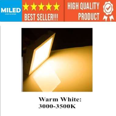 LAMPU PLAFON LED 18W 12WATT 6 WATT BENTUK PERSEGI-DOWNLIGHT LED KOTAK 18WATT Kuning