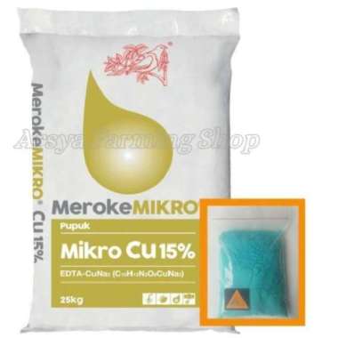 Meroke Mikro Cu Edta 100 Gram Pupuk Mikro Tembaga
