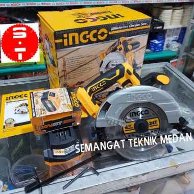 CSLI1651 CORDLESS BATERAI CIRCULAR SAW BLADE MINI 6,5" 20V 4AH INGCO