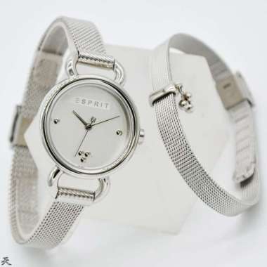 ESPRIT ES1L023M0035 - Jam Tangan Wanita Original - Silver