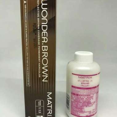 matrix wonder Brown pewarna rambut +oxidant