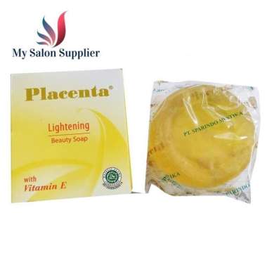 Sabun Placenta Lightening Beauty Soap Vitamin E