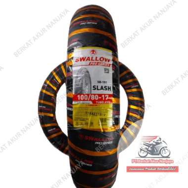 Swallow Slash 100/80 ring 17 Tubeless Free Pentil