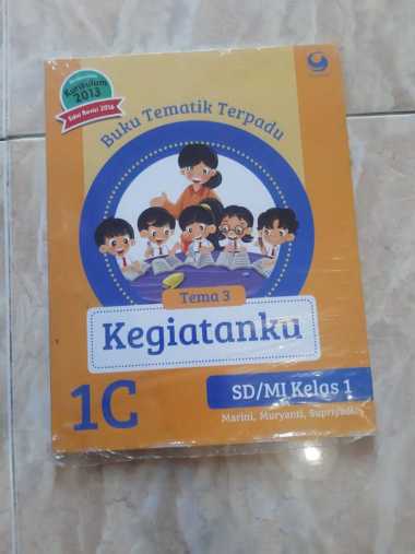 Buku Tematik Terpadu Tema 3 Kegiatanku 3A SD/MI Kelas 1