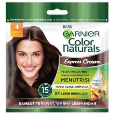 Garnier Color Natural Hair pewarna/cat/semir rambut warna Coklat No 4