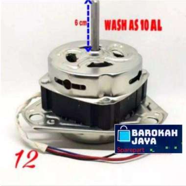 No.12-Dinamo Wash AL AS 10 mm Kaki 3 MesinCuci/Motor Pencuci Penggilin