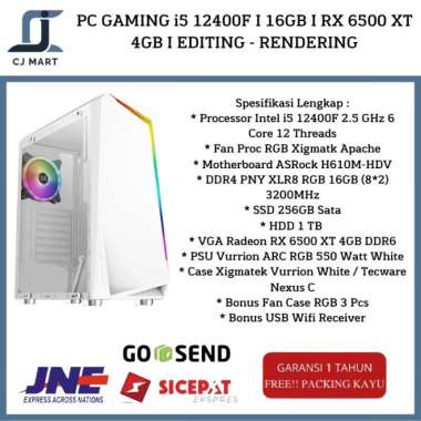 PC GAMING i5 12400F I 16GB I RX 6500 XT 4GB I EDITING - RENDERING