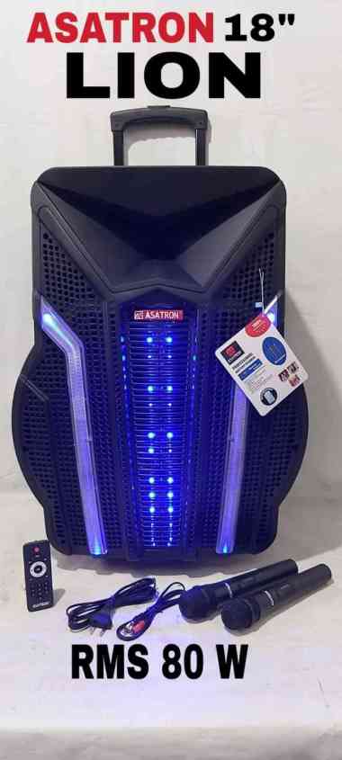 Speaker Aktif bluetooth portable 18 inch Asatron LION 18in Asatron 18
