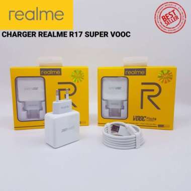 Charger Realme R17 Super VOOC Original USB Type C Fast Charging Realme R17 warna