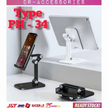 Folding Desktop Stand Hp Tablet PH34 Dudukan Hp Holder Folding Random warna