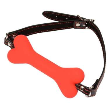 KozuVibes Bola Mulut Mouth Plug Choker Gag Ball Masker Mulut Tulang Merah