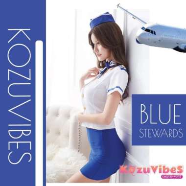 Kozuvibes Cosplay Sexy Uniform Seragam Army Pramugari Sexy Lady Erin